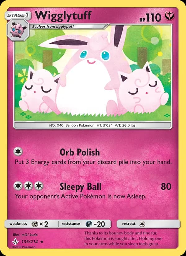Wigglytuff 135/214 from Unbroken Bonds