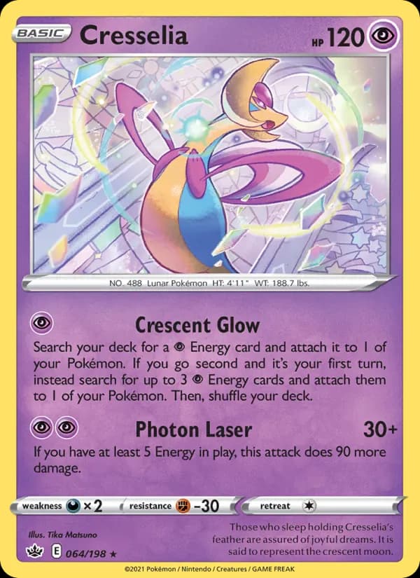 Cresselia 64/198 from Chilling Reign