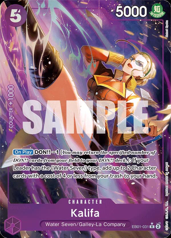Kalifa EB01-031 Official alternate printing 1