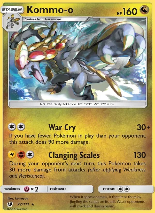 Kommo-o 77/111 from Crimson Invasion