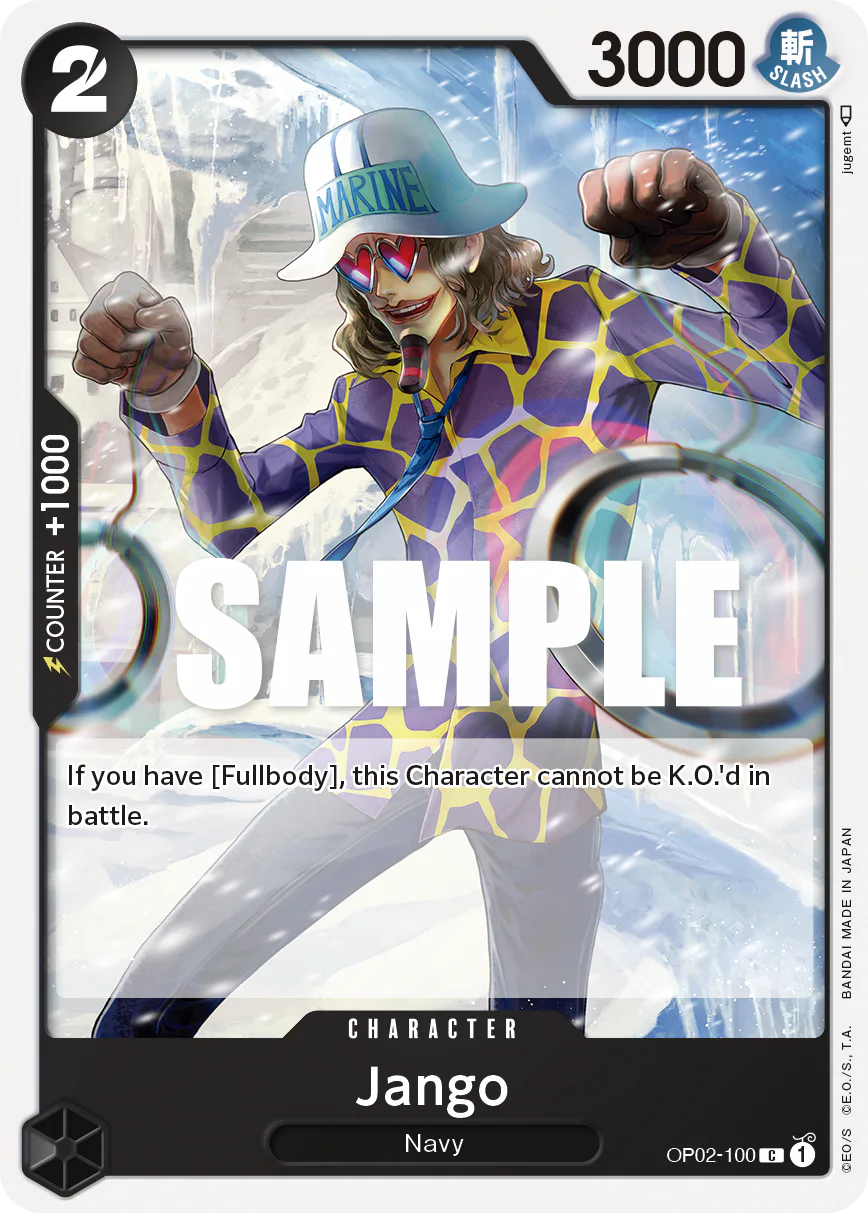 Jango OP02-100 Standard printing