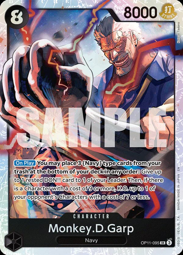 Monkey.D.Garp OP11-095 Standard printing