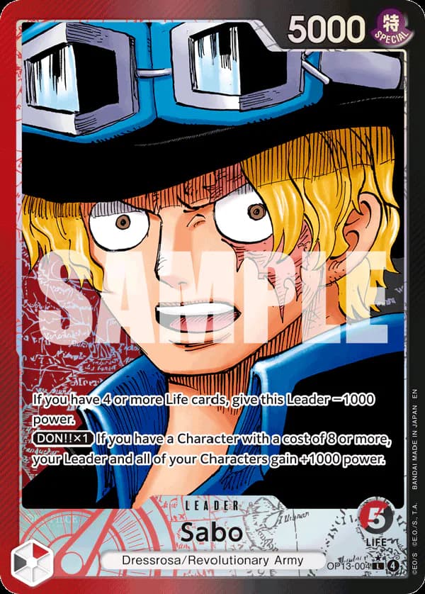 Sabo OP13-004 Official alternate printing 1