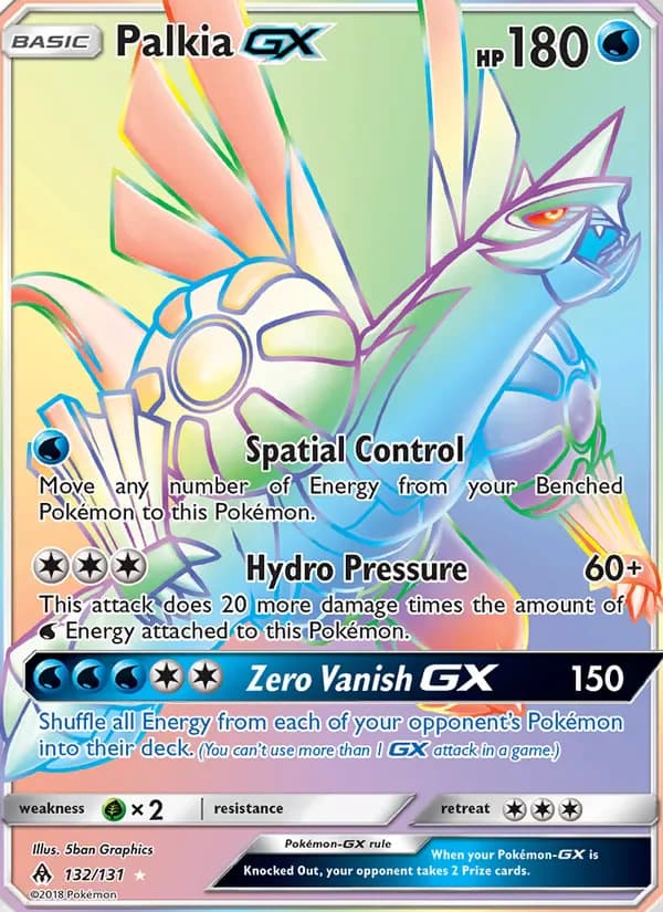 Palkia GX 132/131 from Forbidden Light