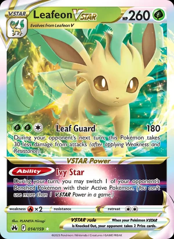 Leafeon VSTAR 014/159 from Crown Zenith