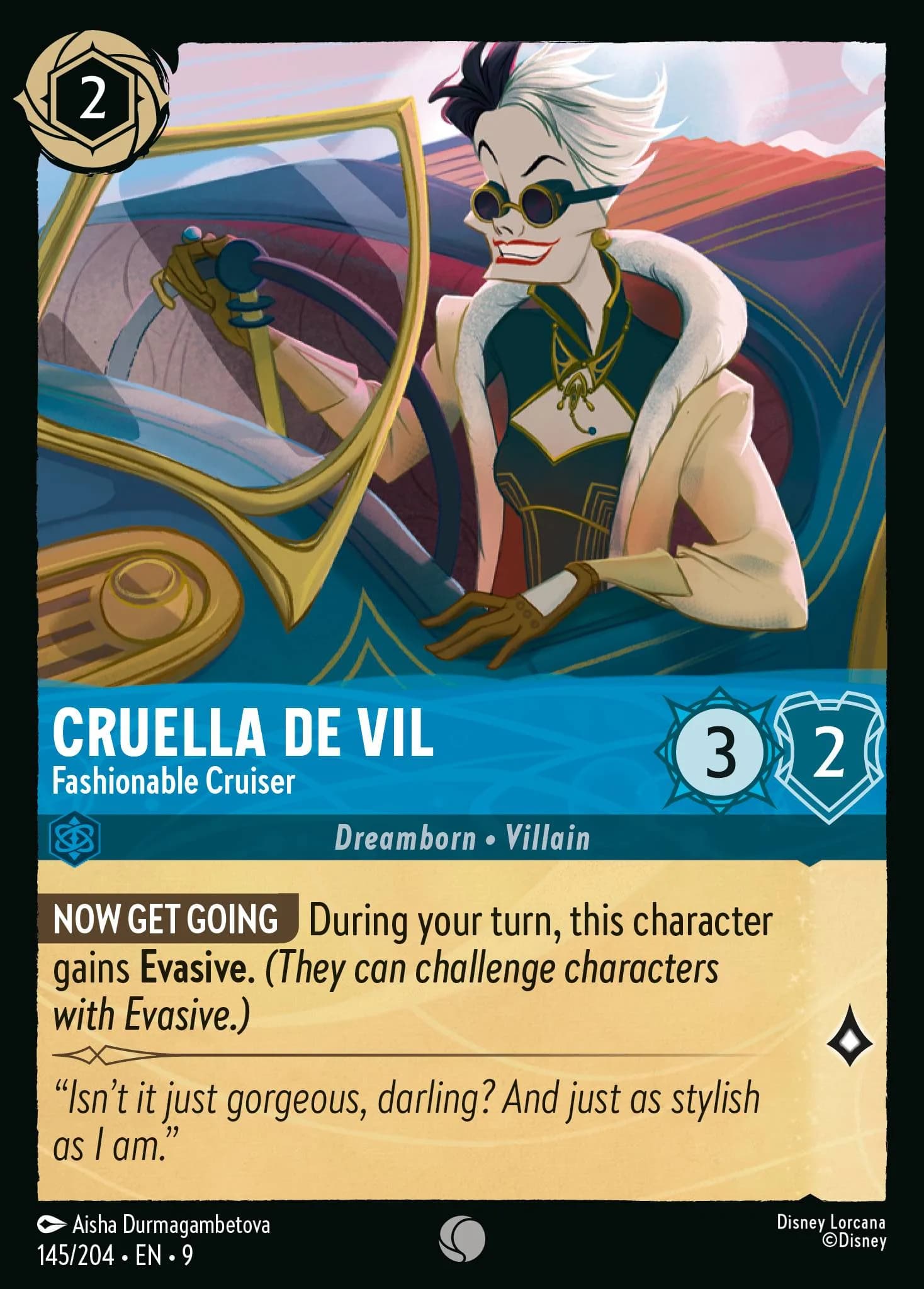 Cruella De Vil - Fashionable Cruiser 145/204 from Fabled