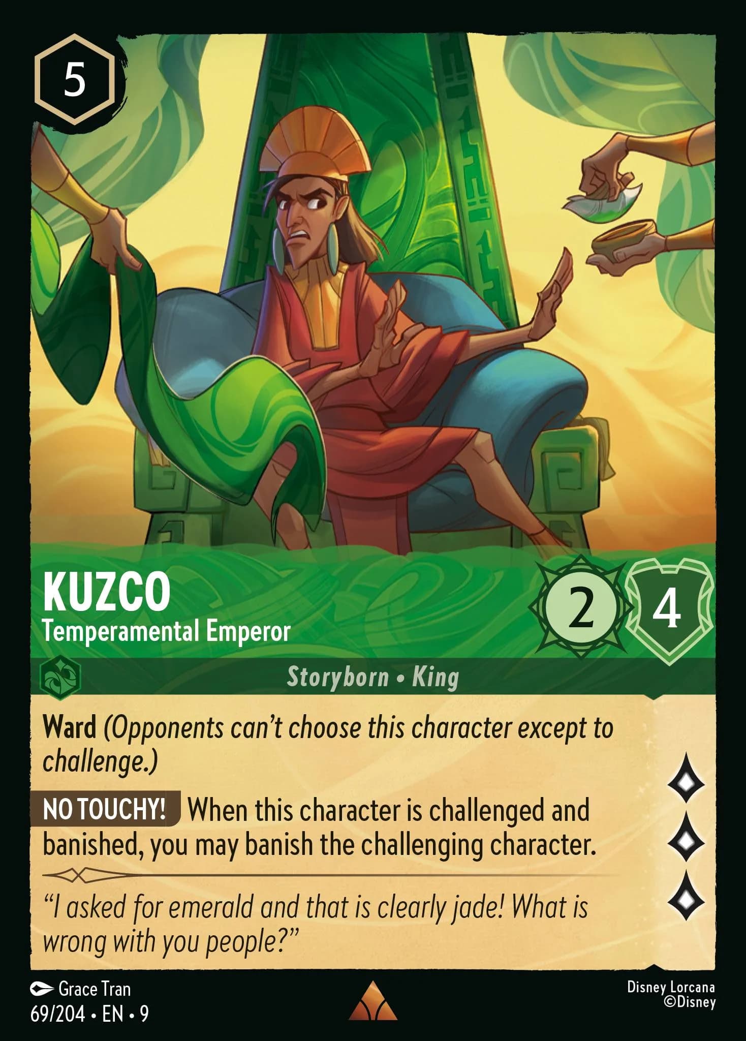 Kuzco - Temperamental Emperor 69/204 from Fabled