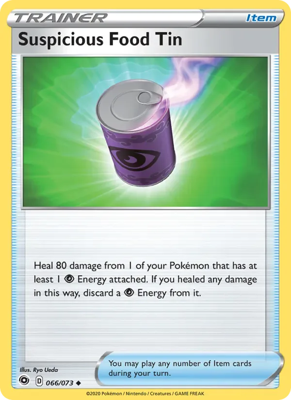 Suspicious Food Tin 66/73 from Champion's Path