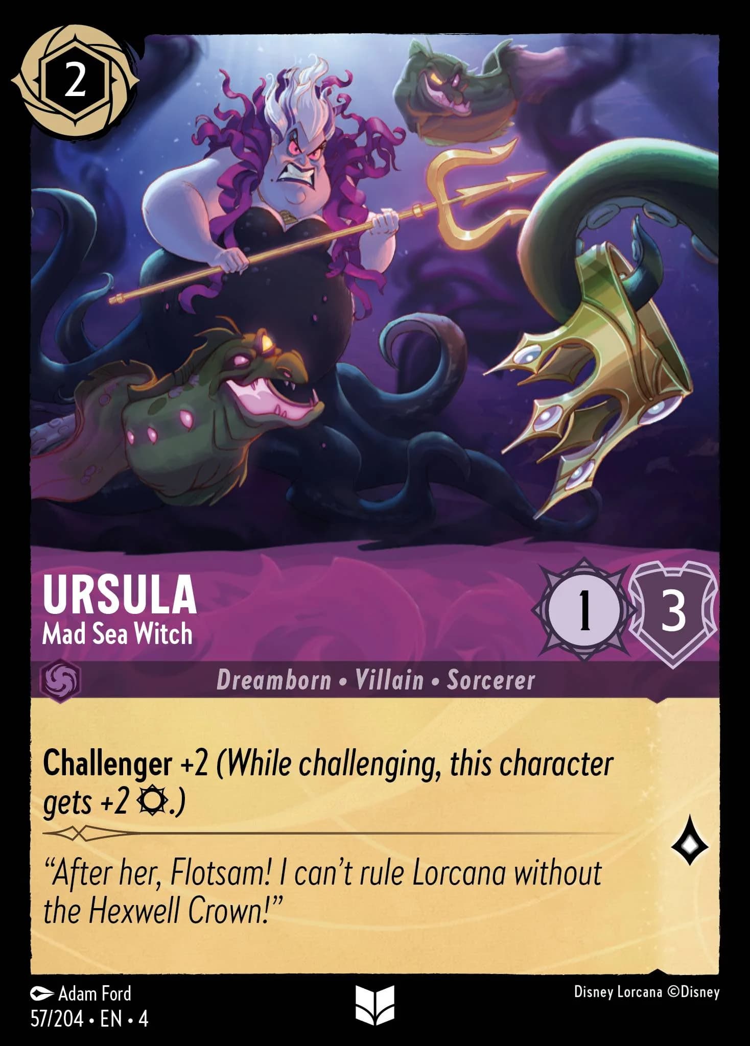 Ursula - Mad Sea Witch 57/204 from Ursula's Return