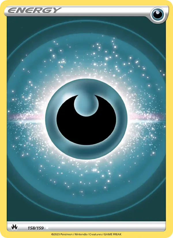 Darkness Energy 158/159 from Crown Zenith