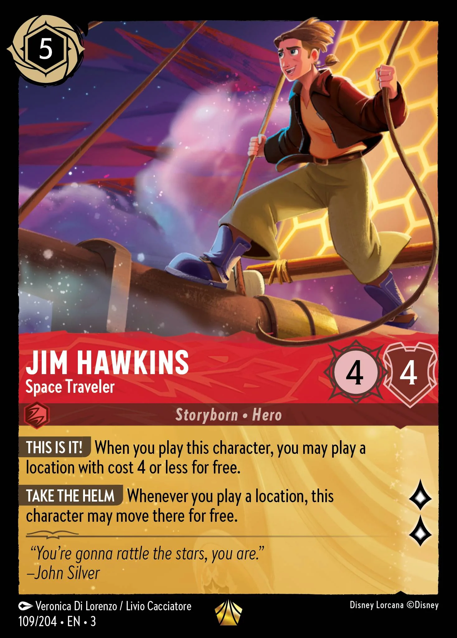 Jim Hawkins - Space Traveler 109/204 from Into the Inklands