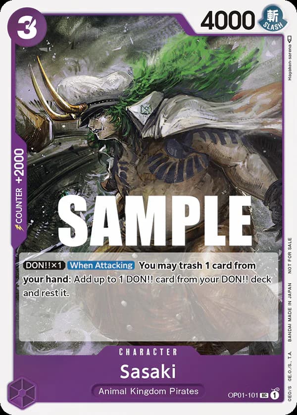 Sasaki OP01-101 Official alternate printing 1