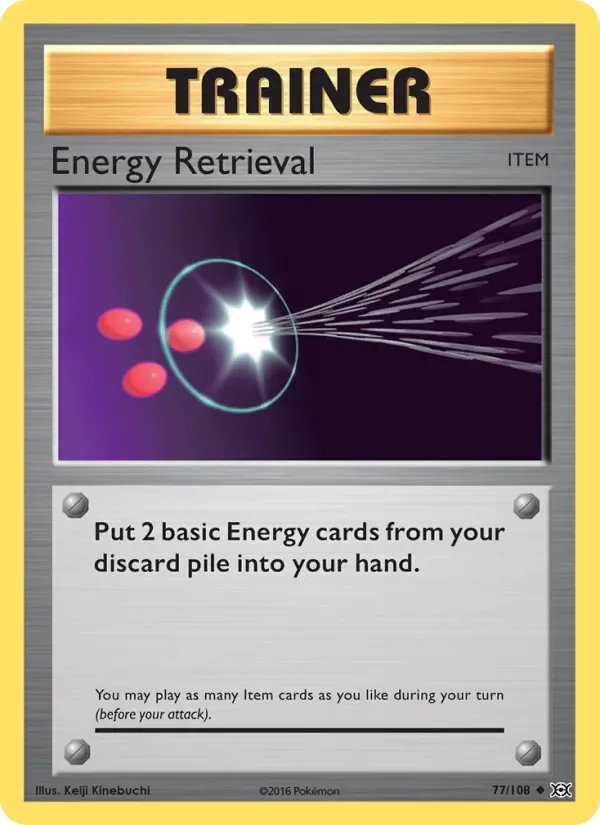 Energy Retrieval 77/108 from Evolutions