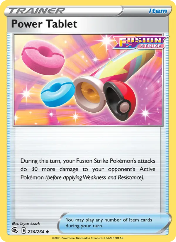 Power Tablet 236/264 from Fusion Strike