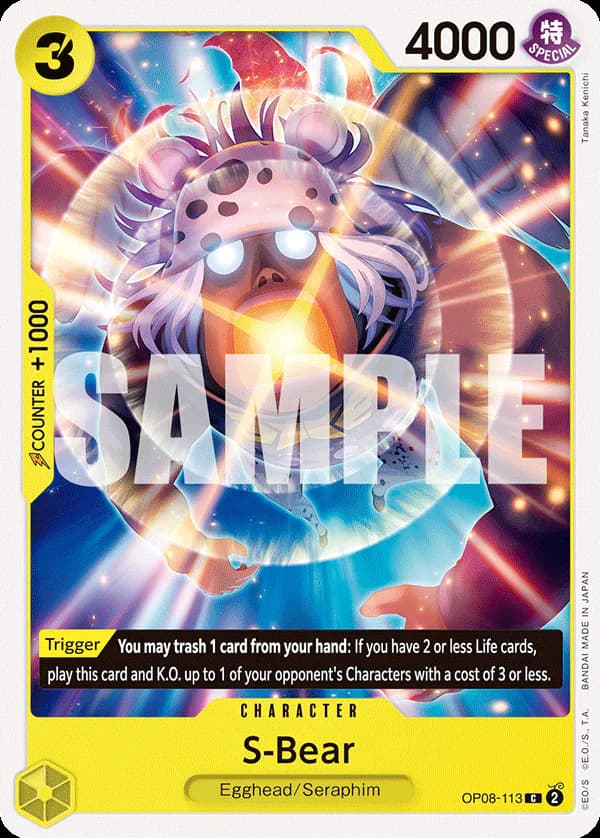 S-Bear OP08-113 Standard printing