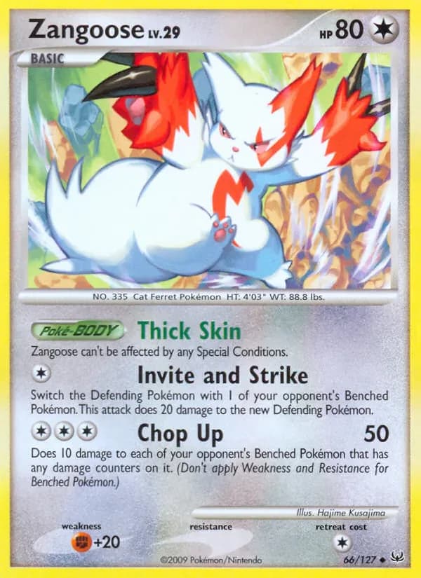 Zangoose 66/127 from Platinum