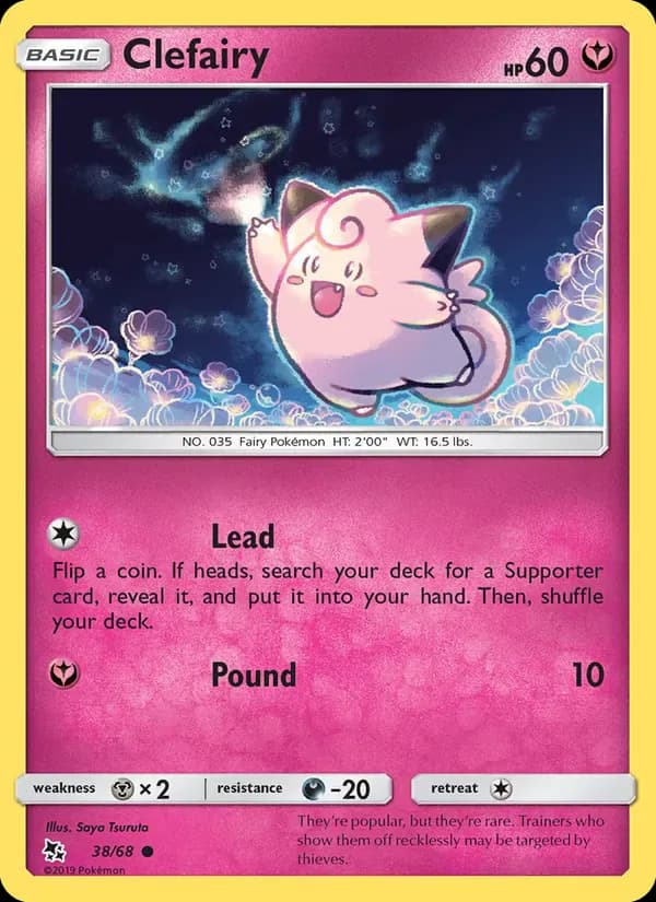 Clefairy 38/68 from Hidden Fates