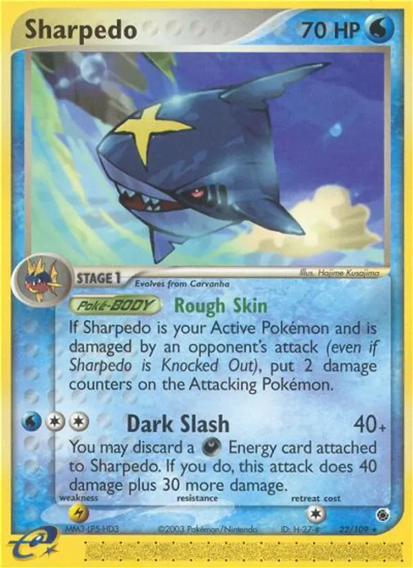 Sharpedo 22/109 from EX Ruby & Sapphire