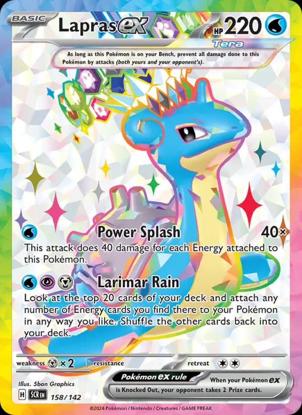 Lapras ex 158/142 from Stellar Crown