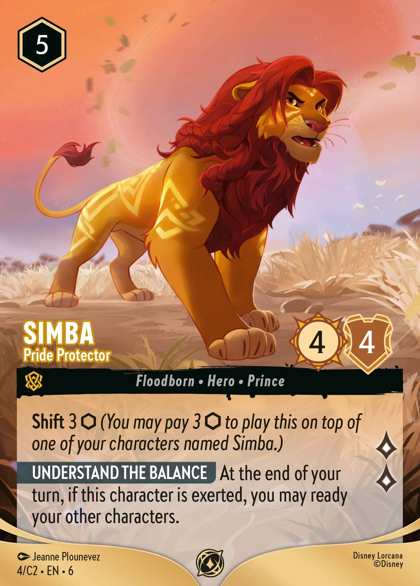 Simba - Pride Protector 4/C2 from Azurite Sea