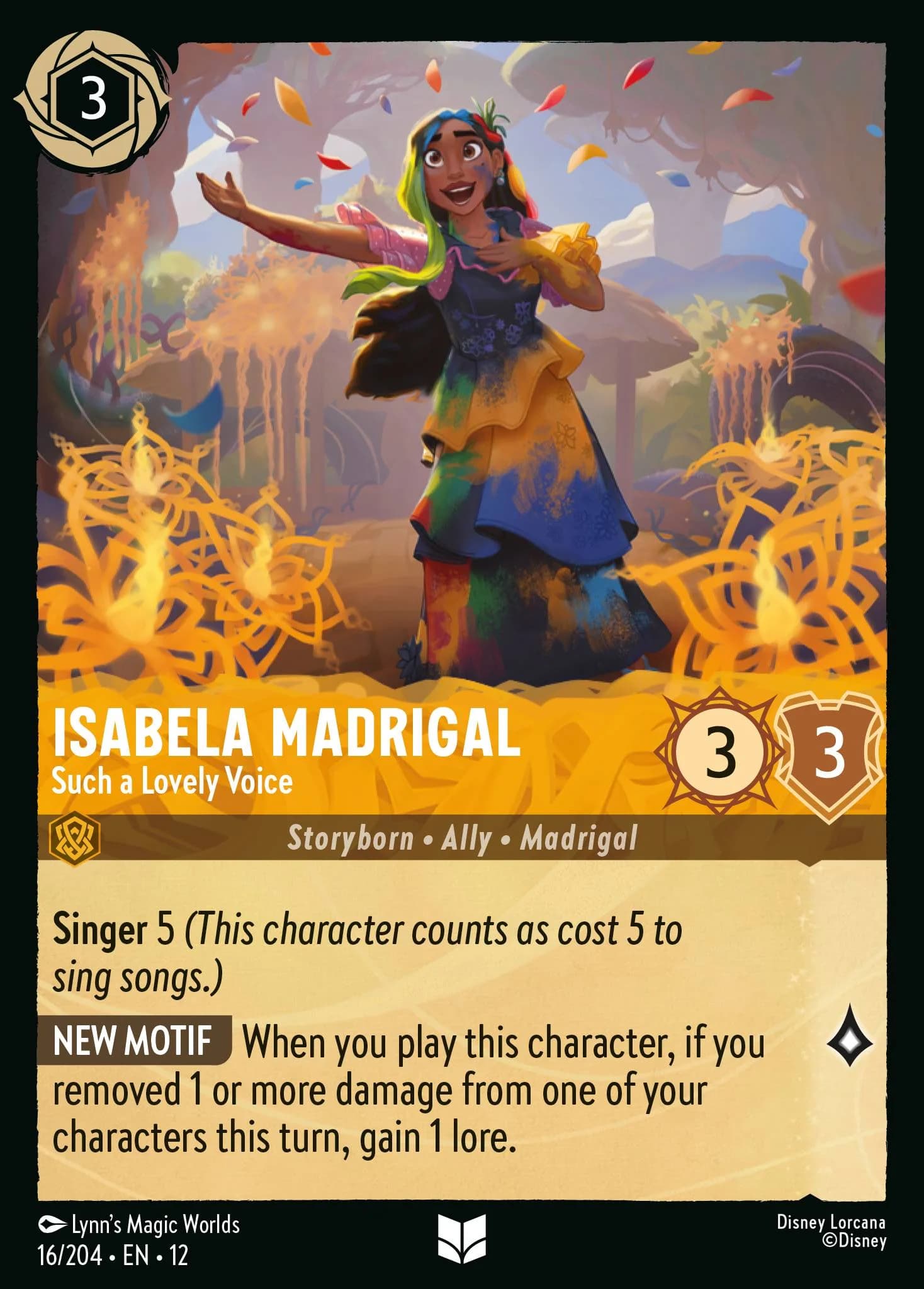 Isabela Madrigal - Such a Lovely Voice 16/204 from Wilds Unknown