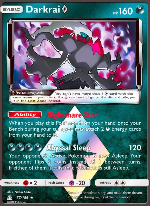 Darkrai ◇ 77/156 from Ultra Prism