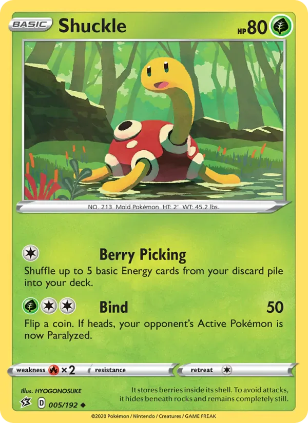 Shuckle 5/192 from Rebel Clash