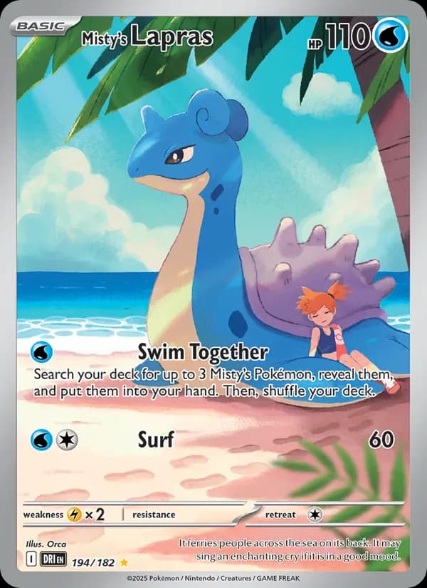 Misty's Lapras 194/182 from Destined Rivals