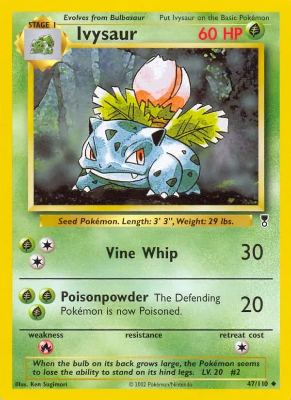 Ivysaur 47/110 from Legendary Collection