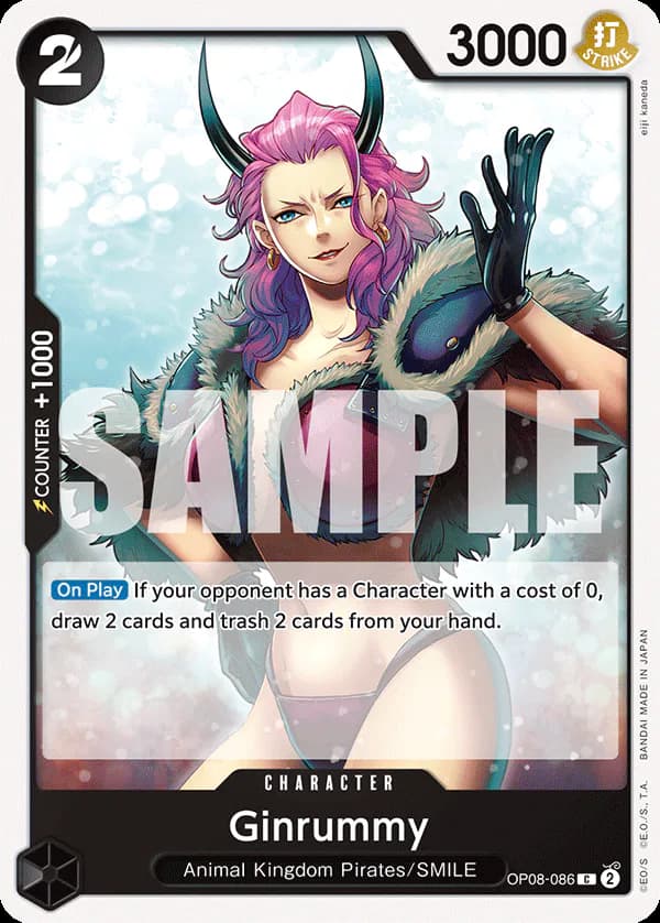 Ginrummy OP08-086 Standard printing
