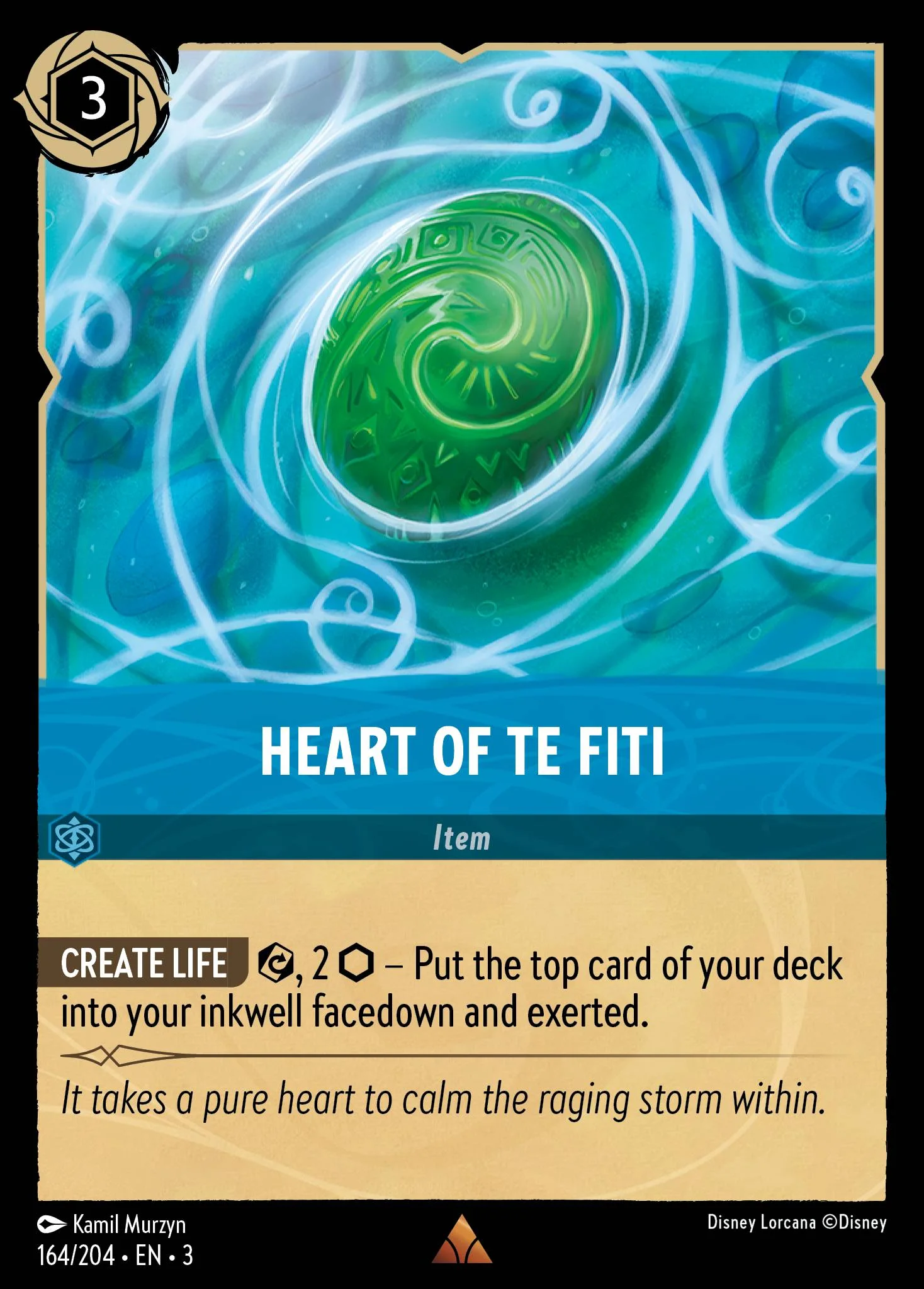 Heart of Te Fiti 164/204 from Into the Inklands