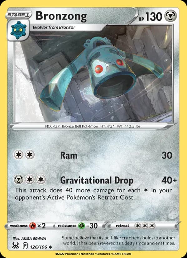 Bronzong 126/196 from Lost Origin