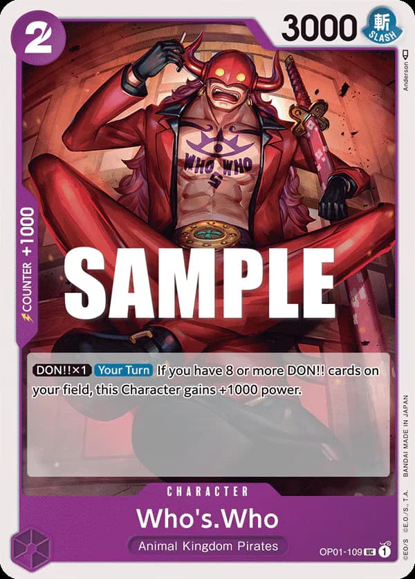 Who's.Who OP01-109 Standard printing