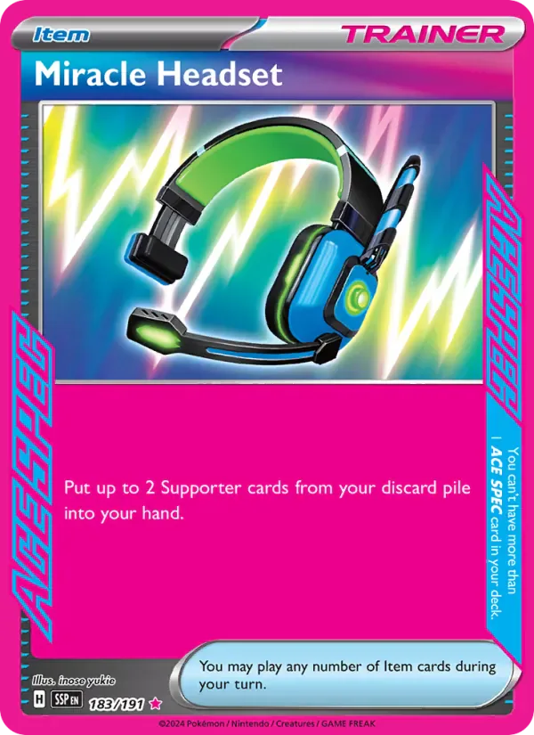 Miracle Headset 183/191 from Surging Sparks