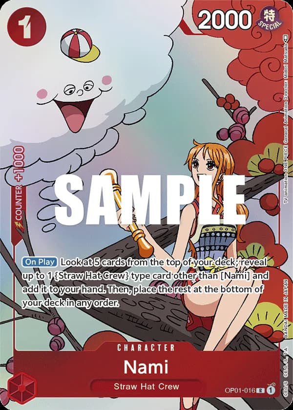 Nami OP01-016 Official alternate printing 5