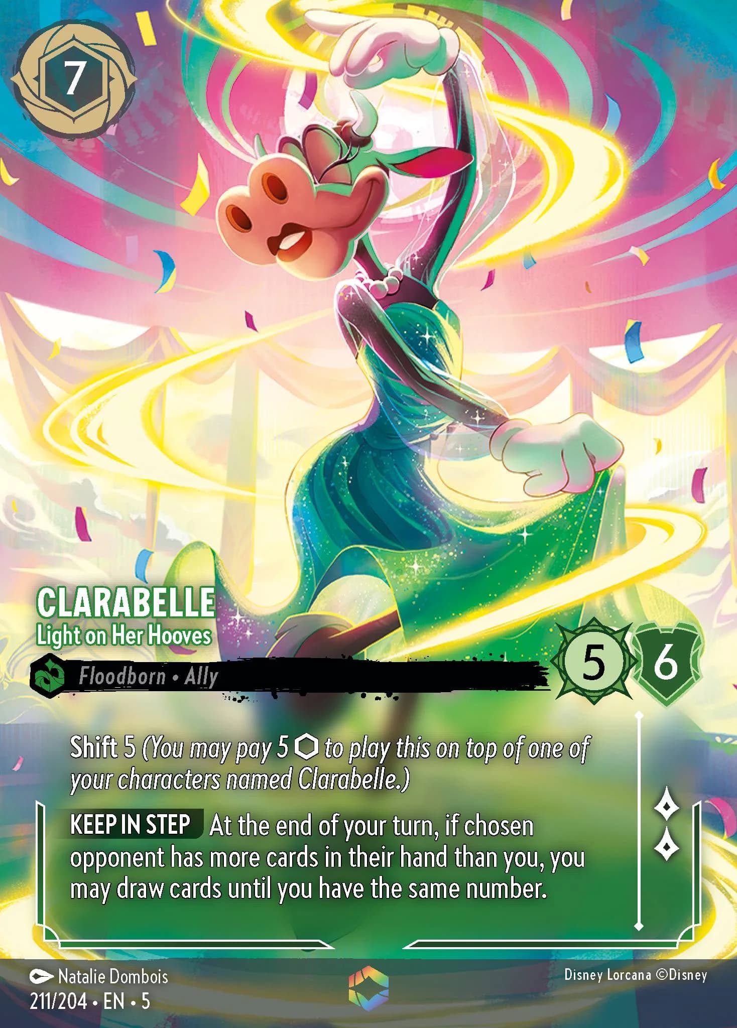 Clarabelle - Light on Her Hooves 211/204 from Shimmering Skies