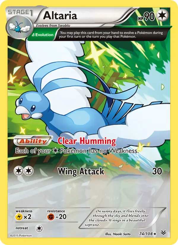Altaria 74/108 from Roaring Skies