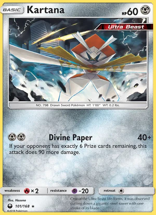 Kartana 101/168 from Celestial Storm