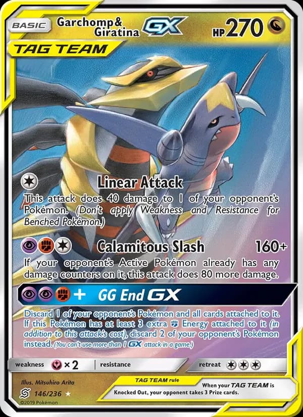 Garchomp & Giratina GX 146/236 from Unified Minds