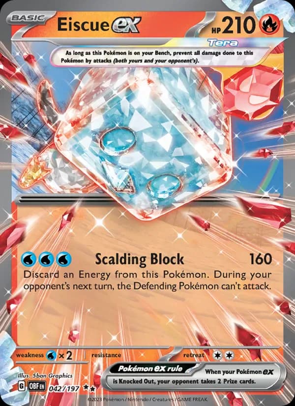 Eiscue ex 042/197 from Obsidian Flames