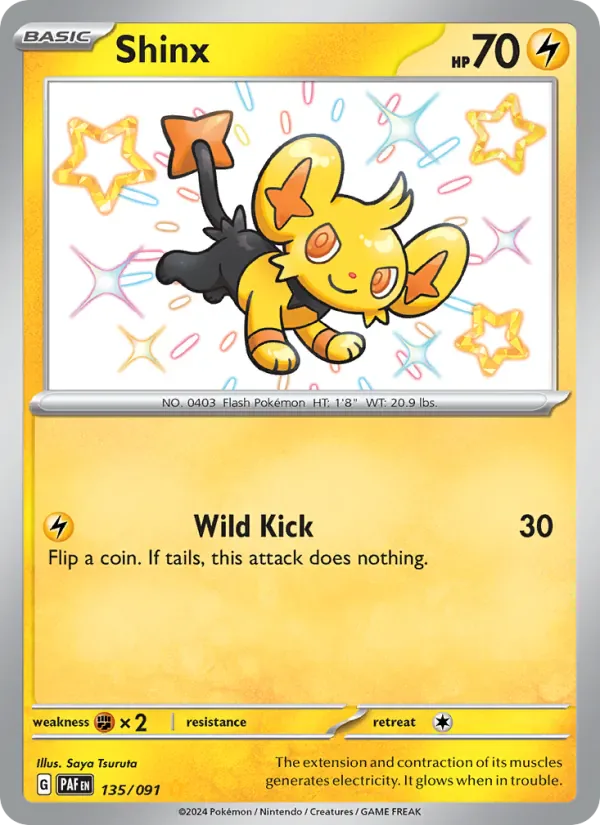 Shinx 135/91 from Paldean Fates