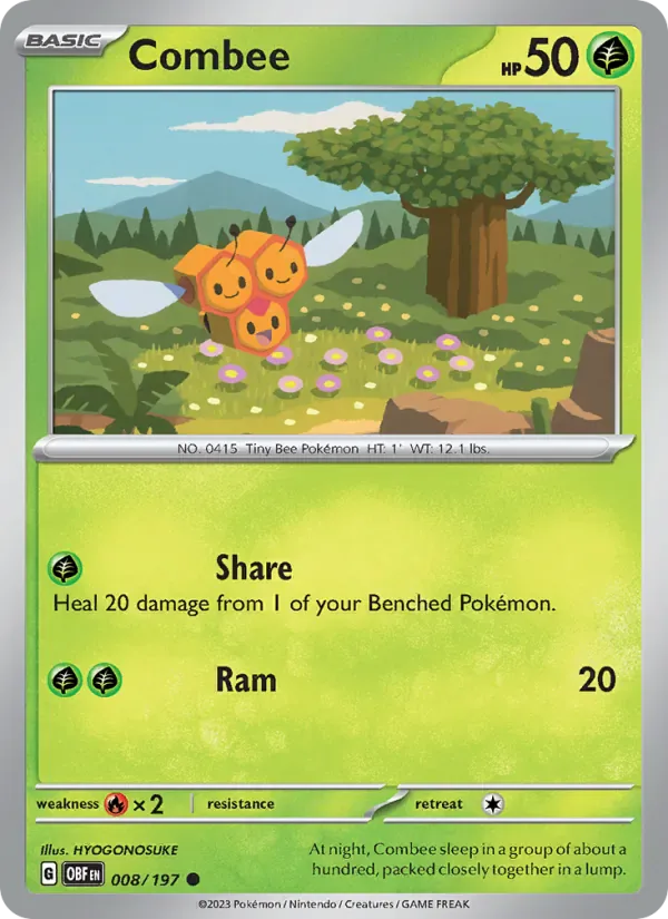 Combee 008/197 from Obsidian Flames