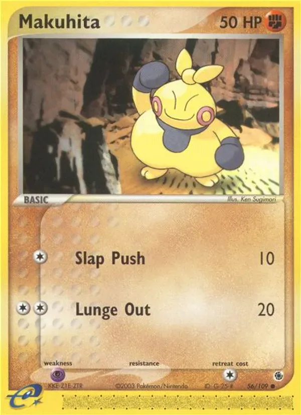 Makuhita 56/109 from EX Ruby & Sapphire