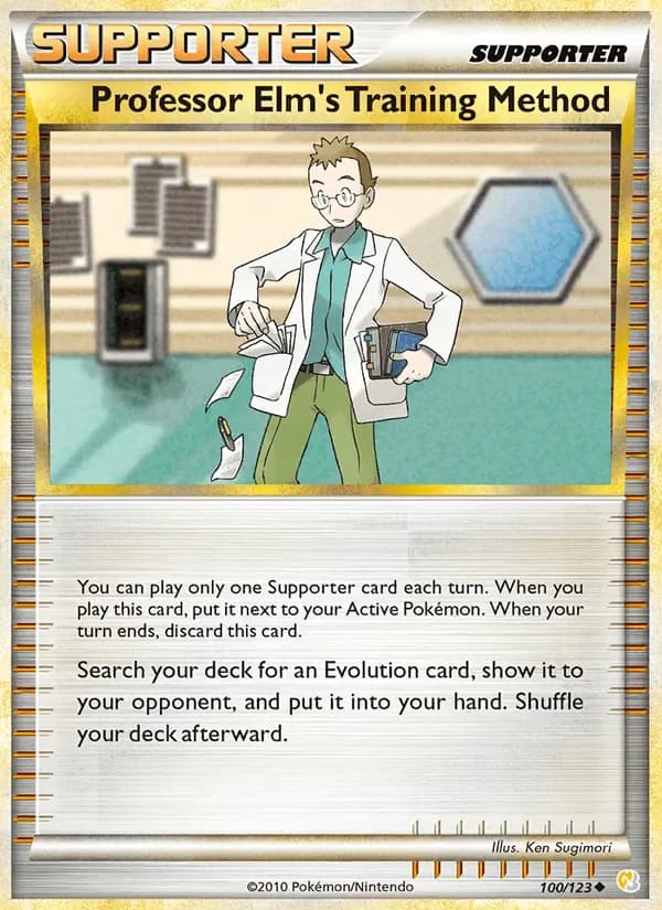 Professor Elm’s Training Method 100/123 from HeartGold & SoulSilver