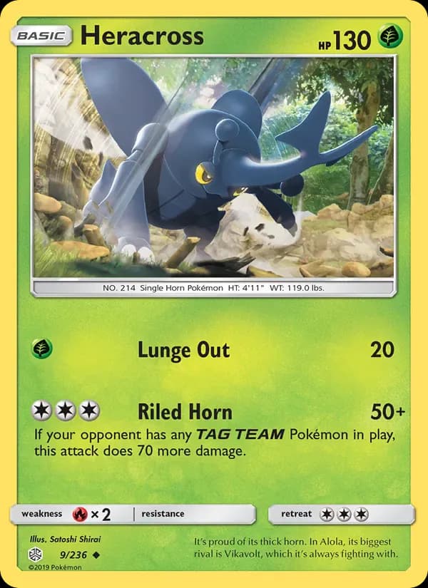 Heracross 9/236 from Cosmic Eclipse