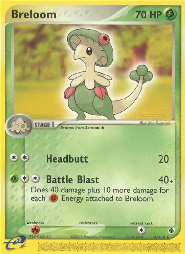 Breloom 16/109 from EX Ruby & Sapphire