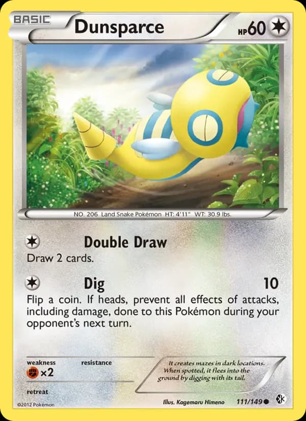 Dunsparce 111/149 from Boundaries Crossed