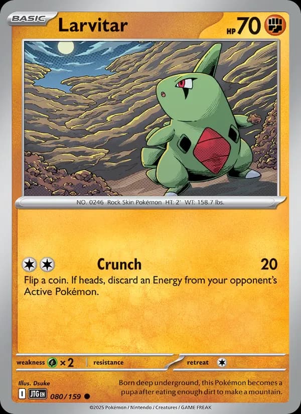 Larvitar 080/159 from Journey Together