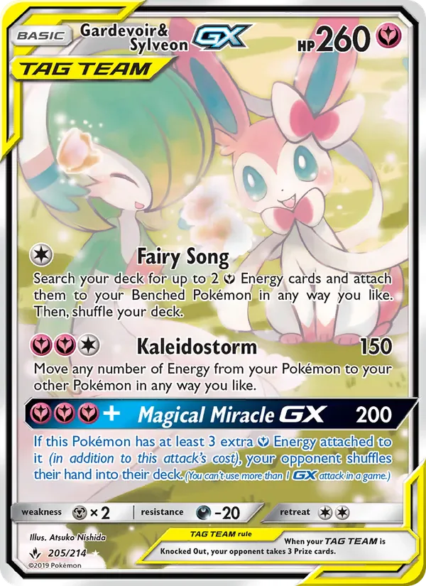 Gardevoir & Sylveon GX 205/214 from Unbroken Bonds