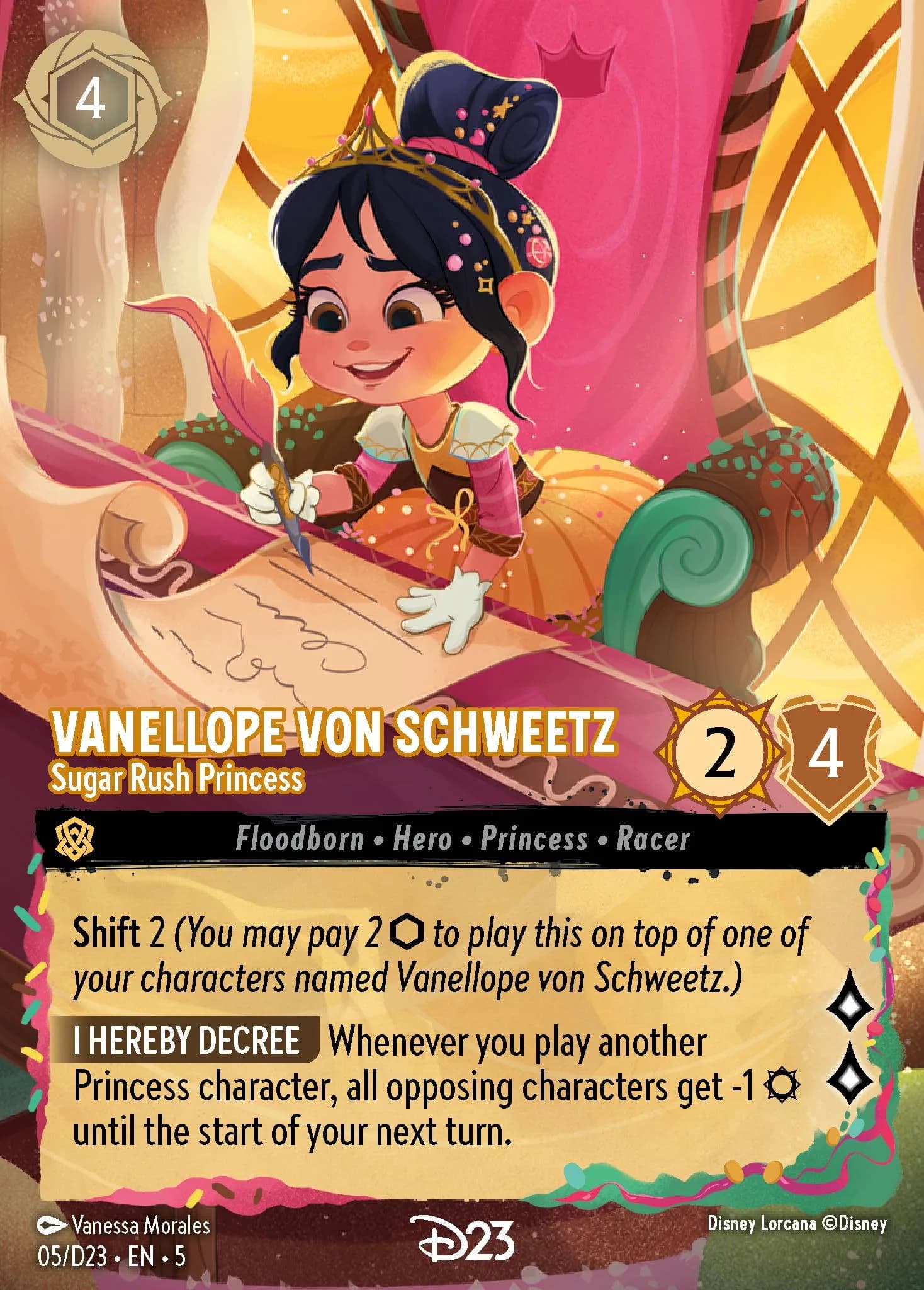 Vanellope von Schweetz - Sugar Rush Princess 05/D23 from Shimmering Skies